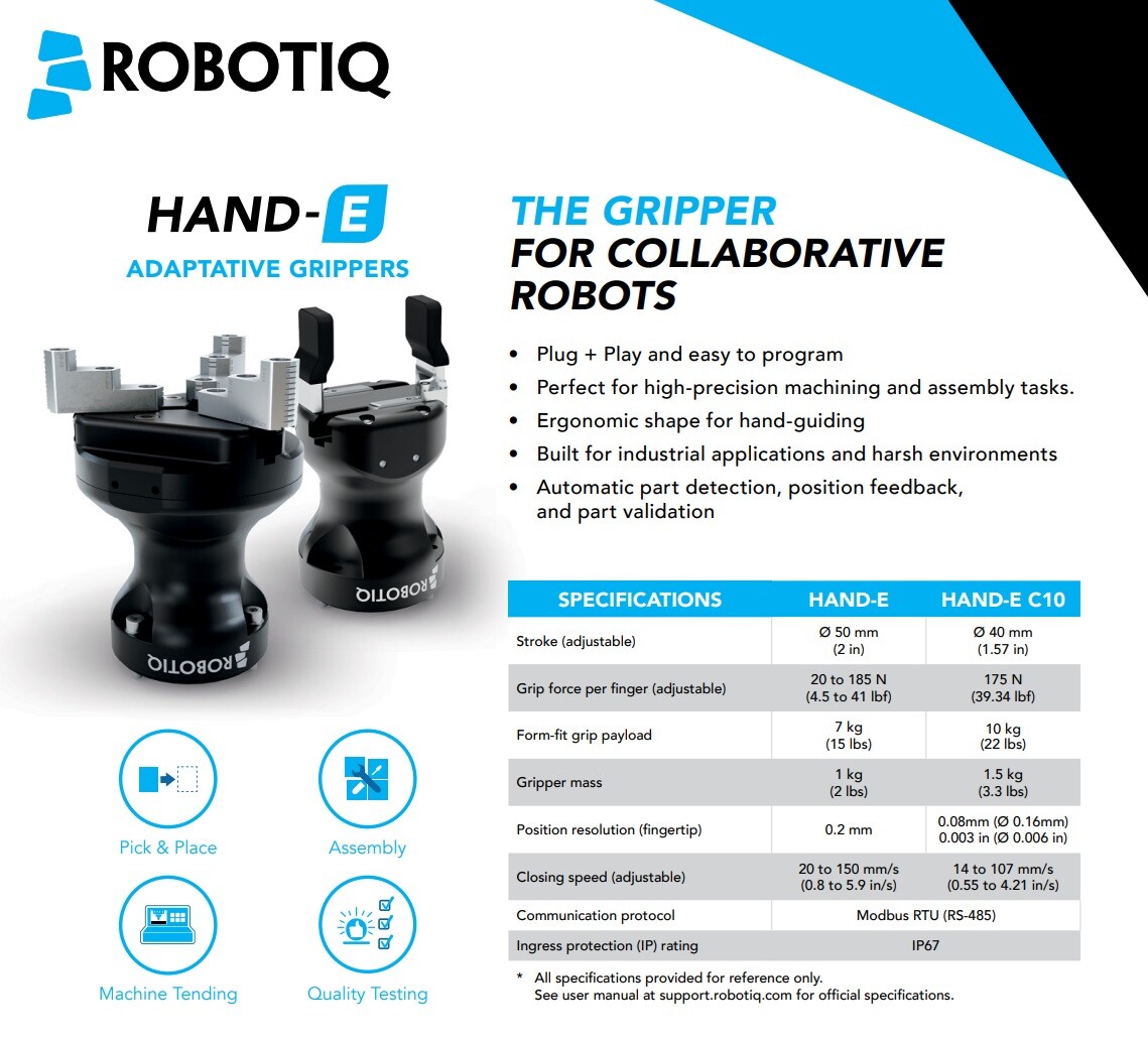 Adaptive Grippers | Robotiq Adaptive Grippers | Robotiq
